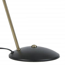 Cargar imagen en el visor de la galería, Lámpara sobremesa metal negro bronce Ø19x37,5 cm E14 - PGLS0016
