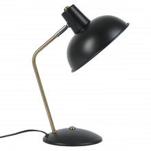 Cargar imagen en el visor de la galería, Lámpara sobremesa metal negro bronce Ø19x37,5 cm E14 - PGLS0016
