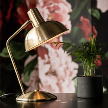 Cargar imagen en el visor de la galería, Lámpara sobremesa metal bronce Ø19x37,5 cm E14 - PGLS0020
