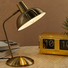 Cargar imagen en el visor de la galería, Lámpara sobremesa metal bronce Ø19x37,5 cm E14 - PGLS0020
