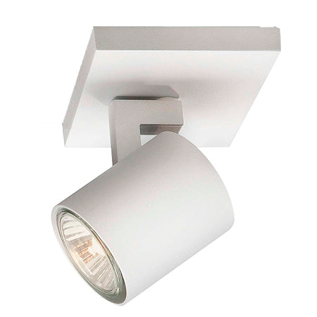 Foco sobrepuesto muro o techo aluminio blanco GU10 50W - PHFO0027