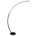 Lámpara de pie arco metal negro Ø32x95x1,69 cm LED 18W - RILP0021
