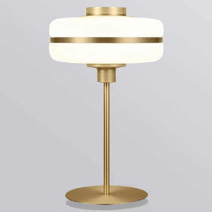 Lámpara sobremesa metal vidrio bronce Ø 30x55 cm E27 -RILS0005