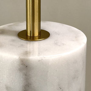 Lámpara sobremesa metal mármol bronce 62,2x48,5 cm LED 6W - RILS0022