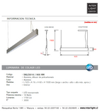 Lámpara colgante lineal LED 18W - SNLC0016
