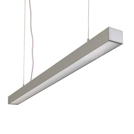 Lámpara colgante aluminio difusor policarbonato 1,50 cm LED 36W - SNLC0023