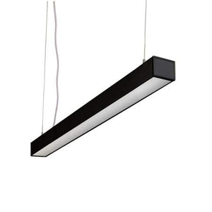 Lámpara colgante aluminio dimeable negro 90 cm LED 30W - SNLC0029