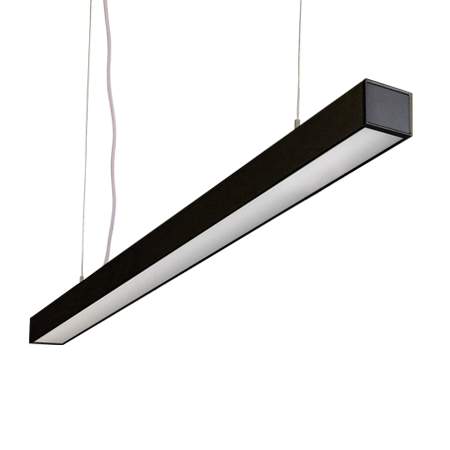 Lámpara colgante aluminio dimeable negro 1,50 cm LED 40W - SNLC0030
