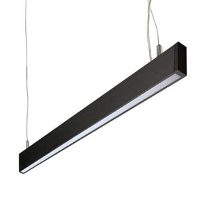 Lámpara colgante aluminio dimeable negro 90 cm LED 25W - SNLC0032