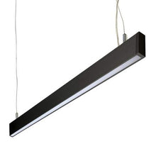 Cargar imagen en el visor de la galería, Lámpara colgante aluminio dimeable negro 1,20 cm LED 34W - SNLC0033
