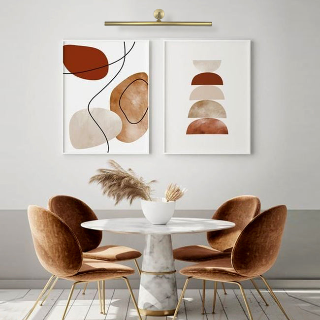 Alumbracuadro metal oro 57,5 cm LED 5W - TOAC0001