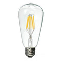 Ampolleta transparente vintage dimeable luz cálida LED 8W E27 - TOAM0002