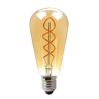 Ampolleta vintage ambar luz cálida LED 4W E27 - TOAM0035