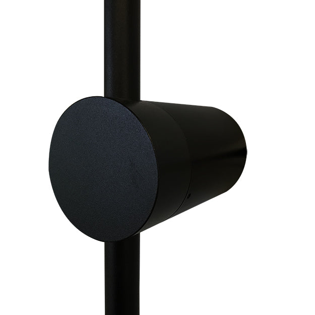 Aplique luz indirecta metal negro LED 12 W - TOAP0009