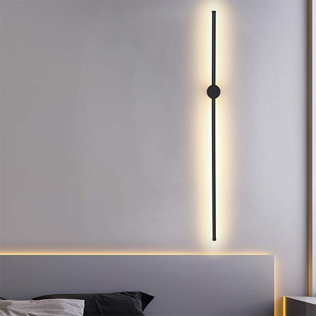Apliqué metal negro luz indirecta 1,00 mt. LED 15W - TOAP0008