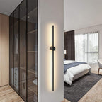 Aplique luz indirecta metal negro LED 12 W - TOAP0009