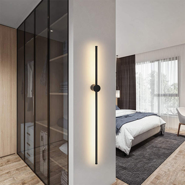 Aplique luz indirecta metal negro LED 12 W - TOAP0009