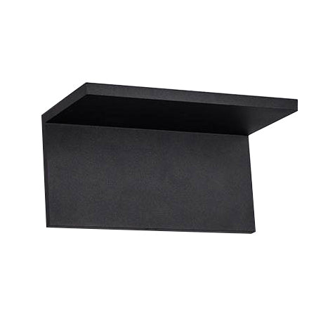 Apliqué metal negro luz indirecta 20 x 10 cm LED 12W - TOAP0025