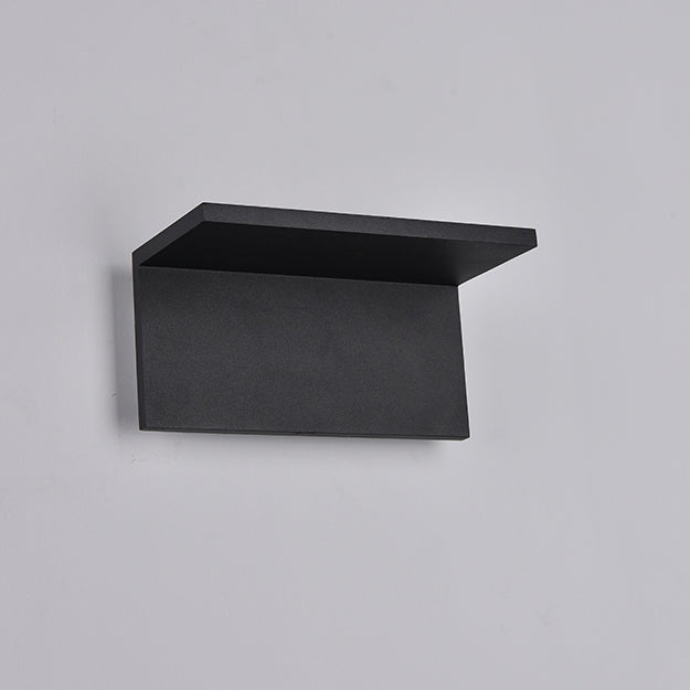 Apliqué metal negro luz indirecta 20 x 10 cm LED 12W - TOAP0025