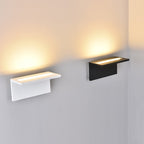 Apliqué metal negro luz indirecta 20 x 10 cm LED 12W - TOAP0025