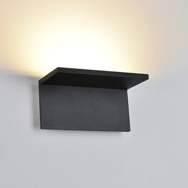 Apliqué metal negro luz indirecta 20 x 10 cm LED 12W - TOAP0025