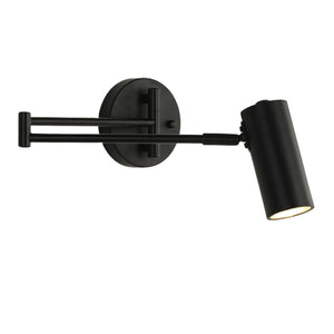Apliqué metal negro articulado Ø11,5 cm LED 5W - TOAP0035