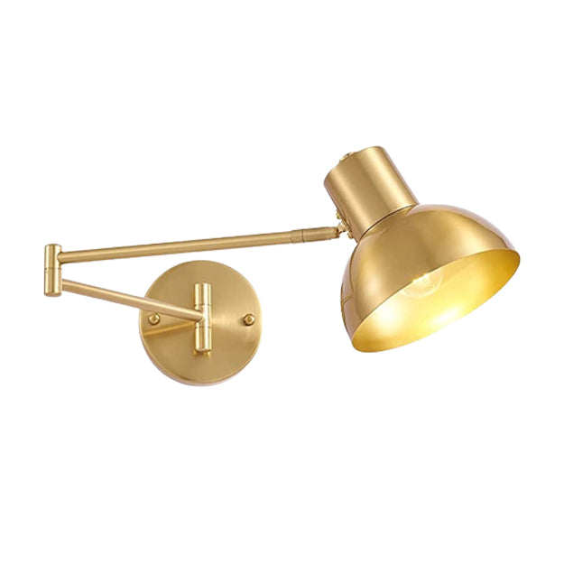 Apliqué metal dorado articulado E27 - TOAP0036