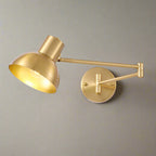 Apliqué metal dorado articulado E27 - TOAP0036