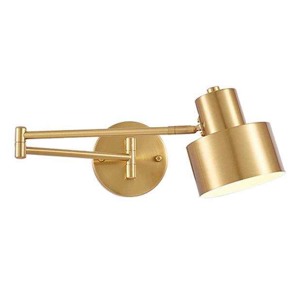 Aplique metal dorado articulado E27 - TOAP0038