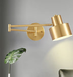 Aplique metal dorado articulado E27 - TOAP0038