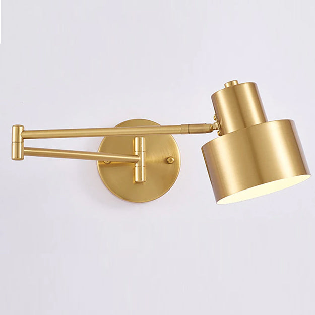 Aplique metal dorado articulado E27 - TOAP0038