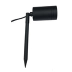 Estaca jardín metal negro IP65 Ø 6x24 cm GU10 - TOES0001