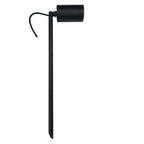 Estaca jardín metal negro IP65 Ø 6x48 cm GU10 - TOES0002