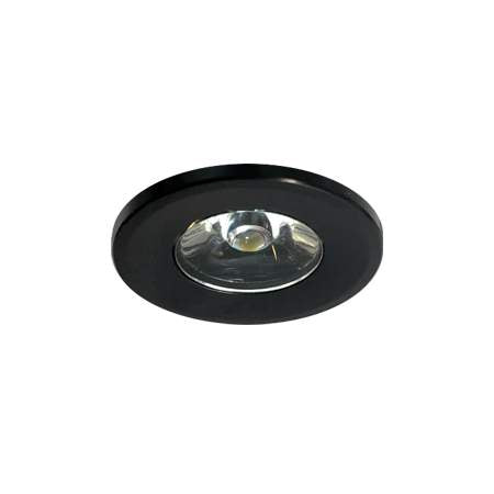 Foco embutido mini  metal negro Ø 3,1x20 cm LED 1W - TOFO0003