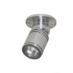 Foco mini metal sobrepuesto aluminio dirigible Ø 2x4 cm LED 3W - TOFO0007