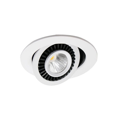 Foco embutido aluminio blanco Ø 7 cm LED 4W - TOFO0008