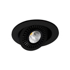 Foco embutido aluminio negro Ø 7 cm LED 4W - TOFO0009