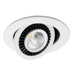 Foco embutido aluminio blanco Ø 9 cm LED 6W - TOFO0010
