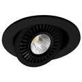Foco ebutido aluminio negro Ø 9 cm LED 6W - TOFO0011