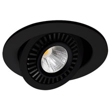 Cargar imagen en el visor de la galería, Foco embutido aluminio negro Ø 13,5 cm LED 15W - TOFO0013
