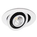 Foco embutido dimeable aluminio blanco Ø 13,5 cm LED 15W - TOFO0014