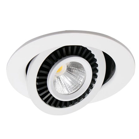 Foco embutido dimeable aluminio blanco Ø 13,5 cm LED 15W - TOFO0014
