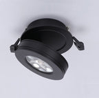 Foco embutido aluminio negro Ø 7,5 cm LED 4W - TOFO0015
