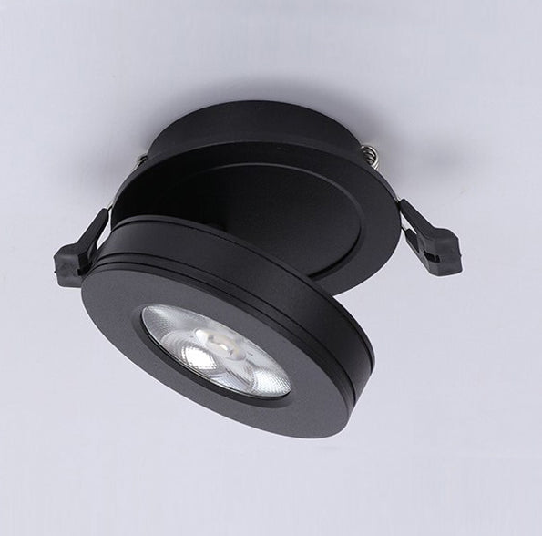 Foco embutido aluminio negro Ø 7,5 cm LED 4W - TOFO0015
