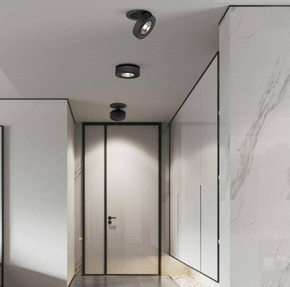 Foco embutido aluminio negro Ø 7,5 cm LED 4W - TOFO0015