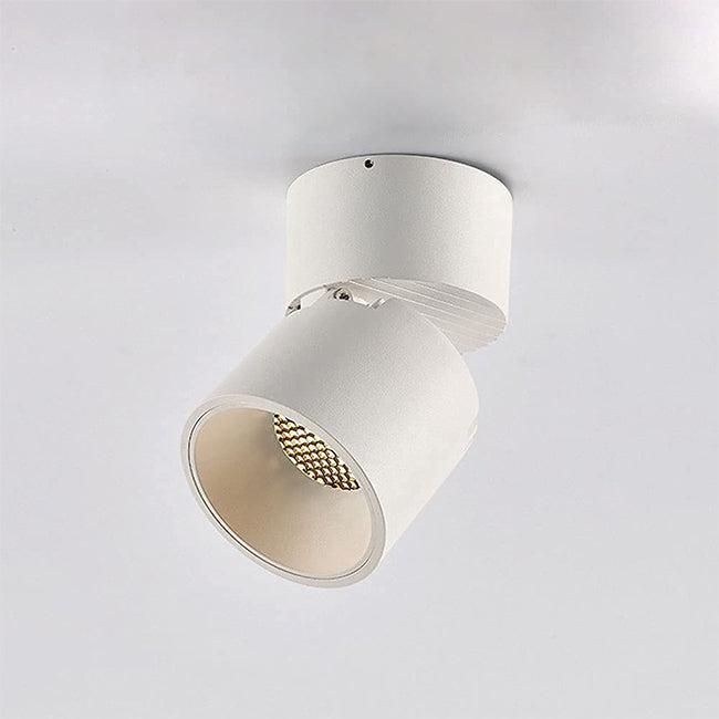 Foco sobrepuesto dimeable dirigible metal blanco Ø 7 cm LED 10W - TOFO0025