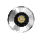 Foco embutido dimeable piso aluminio cromo exterior IP65 Ø 6,2 cm LED 3W - TOFO0035