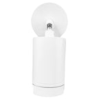 Foco aluminio exterior blanco IP65 Ø 6x17 cm GU10 - TOFO0036
