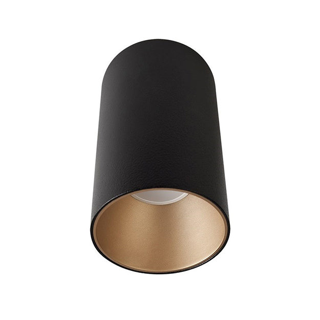 Foco sobrepuesto dimeable metal negro oro Ø 9,5x15 cm  LED 16 W - TOFO0043