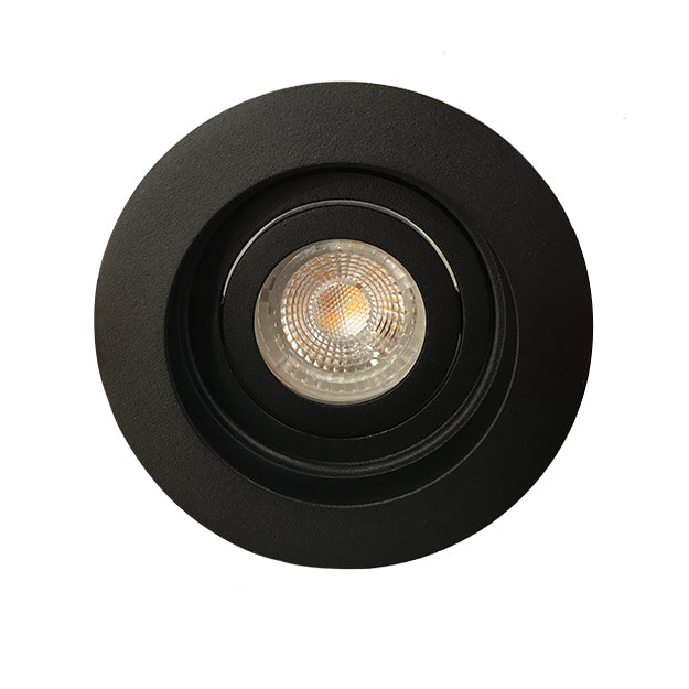 Foco embutido aluminio negro Ø 10 cm GU10 - TOFO0045